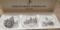 Talerzyki porcelanowe kolekcjonerskie Vintage Furstenberg Porzellan Se