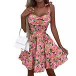 romantyczna sukienka w kwiaty S, M, L, XL Boho elegancki romantyzm