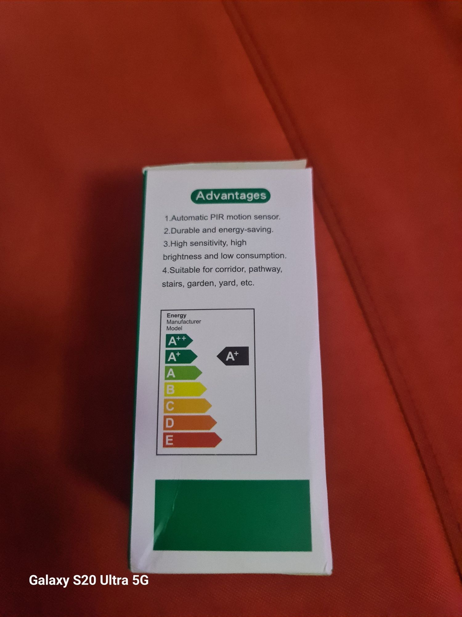 LUZ com Sensor de movimento, Branca