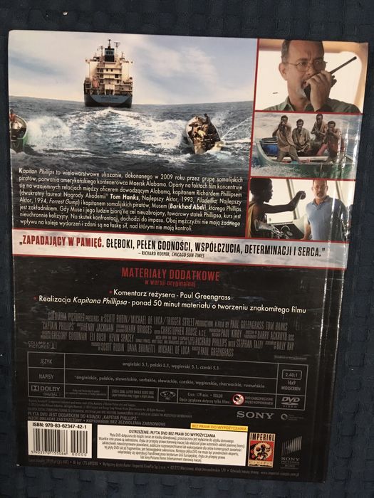 Kapitan Philips dvd