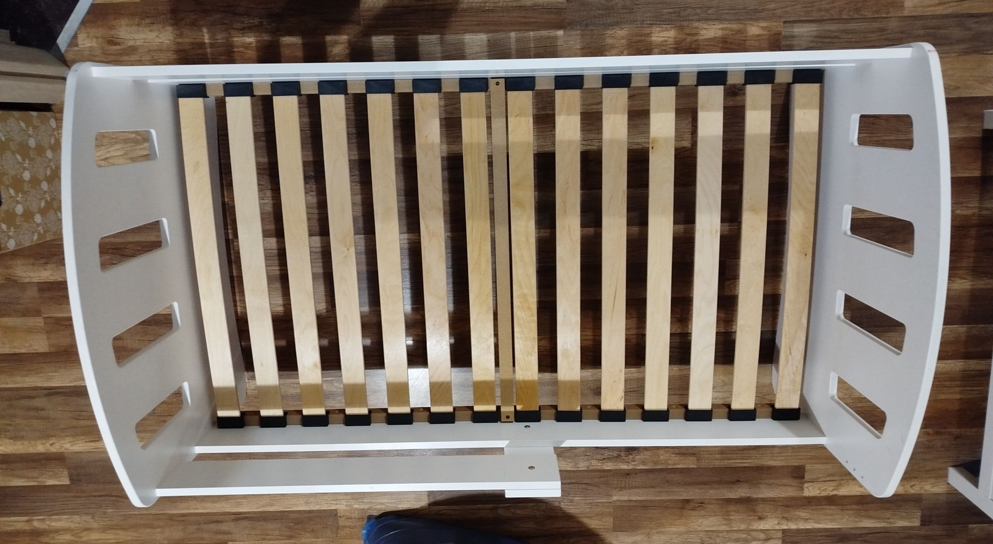 Łóżko dziecięce białe 140 x 80 + szuflada