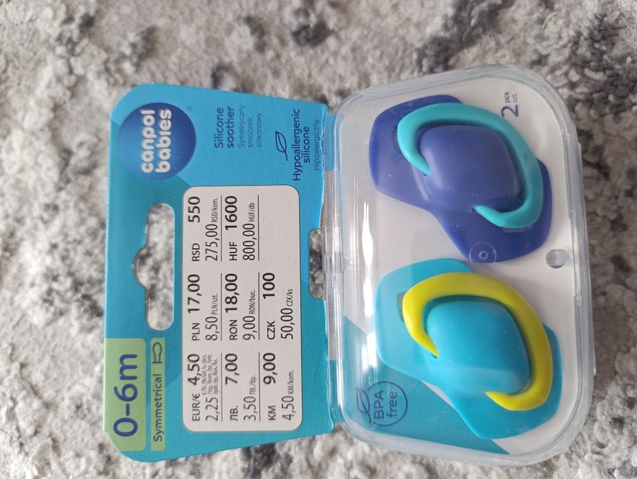 Nowe smoczki Canpol babies 0-6