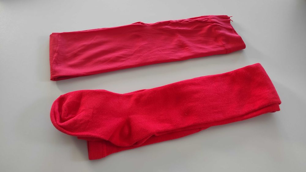 rajstopy rajstopki dziewczęce święta czerwone H&M 134/140 NOWE