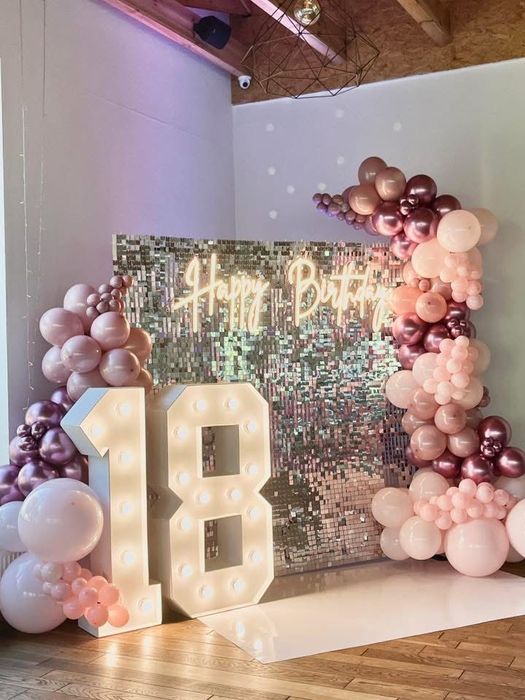 Ścianki balonowe/ ścianki dekoracyjne/dekoracja sali