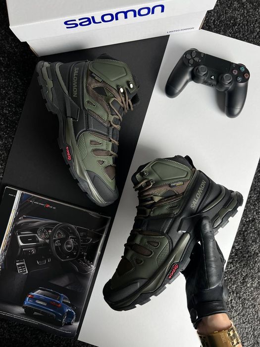 Зимові кросівки чоловічі Salomon Quest 4 GTX Fur 41-46р Хутро Gore-Tex