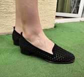 Loafersy czarne damskie