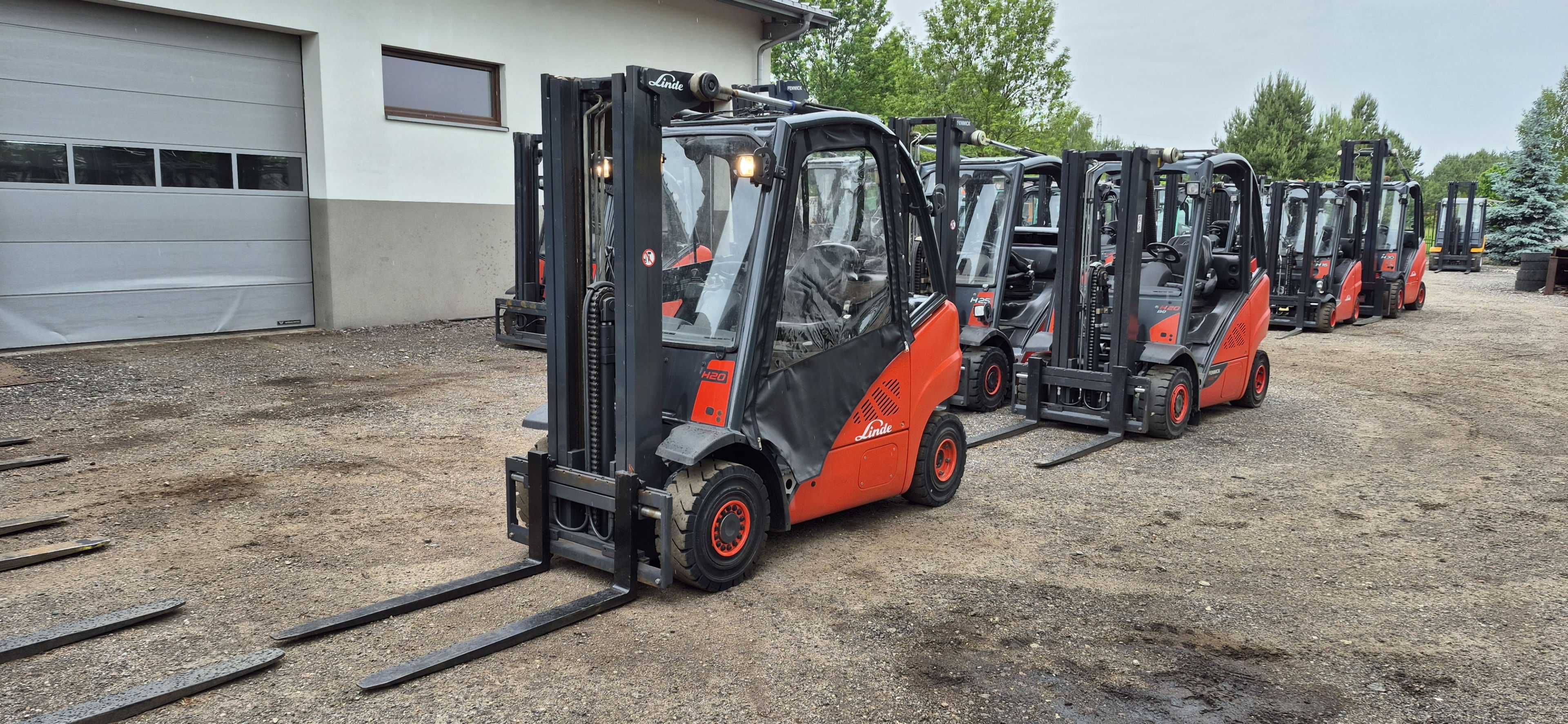 Wózek Widłowy Linde H20D - Diesel - Triplex 4.70 m - 7900 mth - BDB