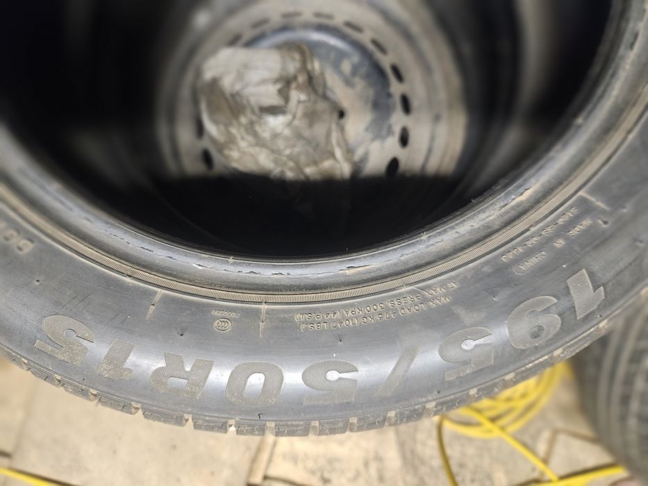 Opony zimowe 195/50r15 7mm 2szt
