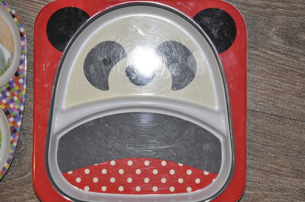 Talerzyki z przegródkami Bobas lubi wybór 4 sztuki