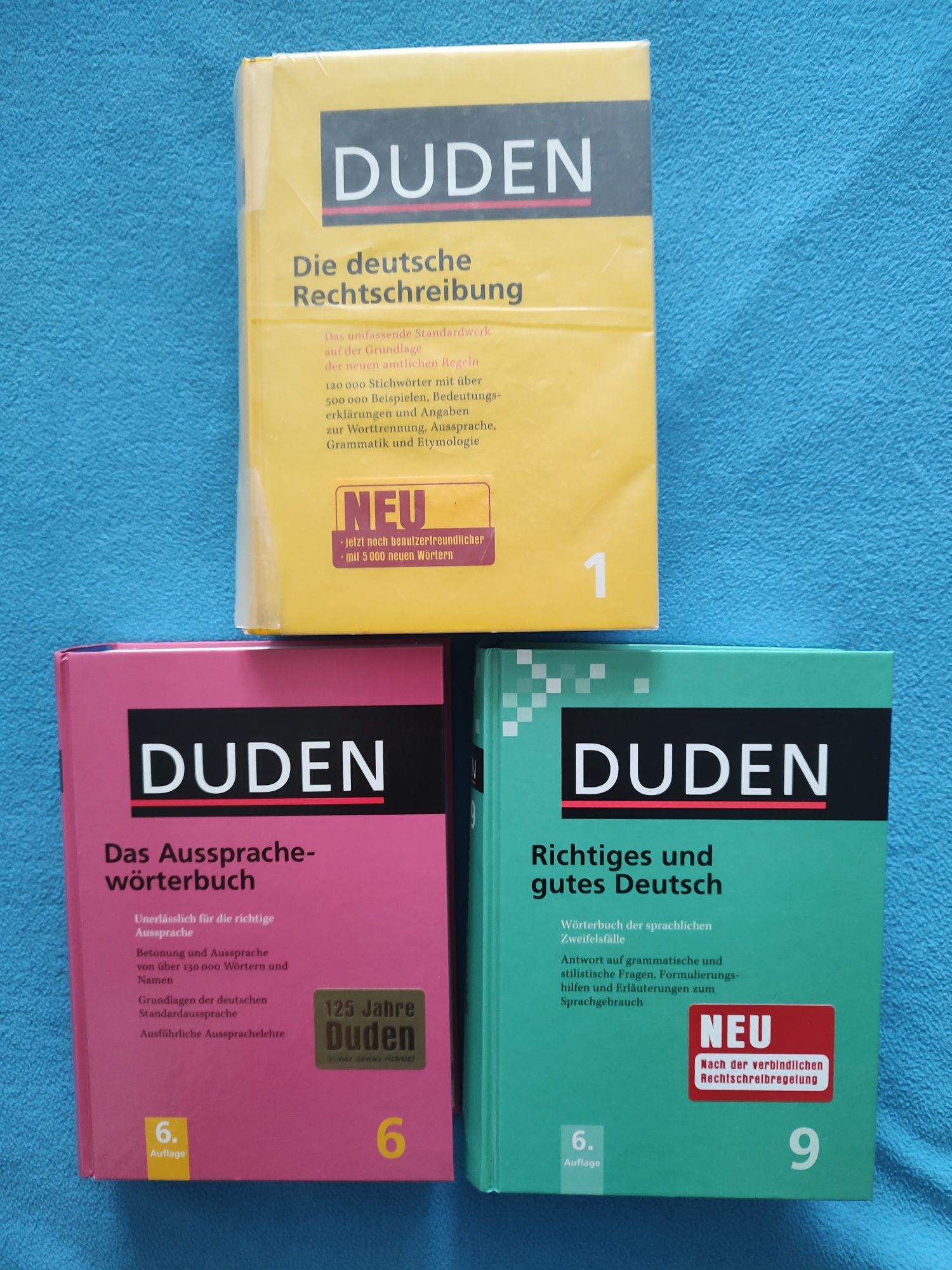 DUDEN - zestaw - 7 sztuk - język niemiecki