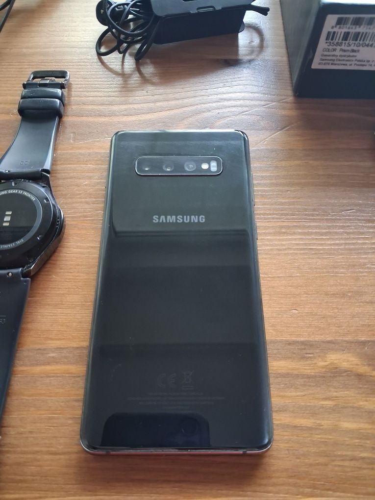 Samsung galaxy S10+ 128GB SM-G975F/ DS+ galaxy watch s3 frontier