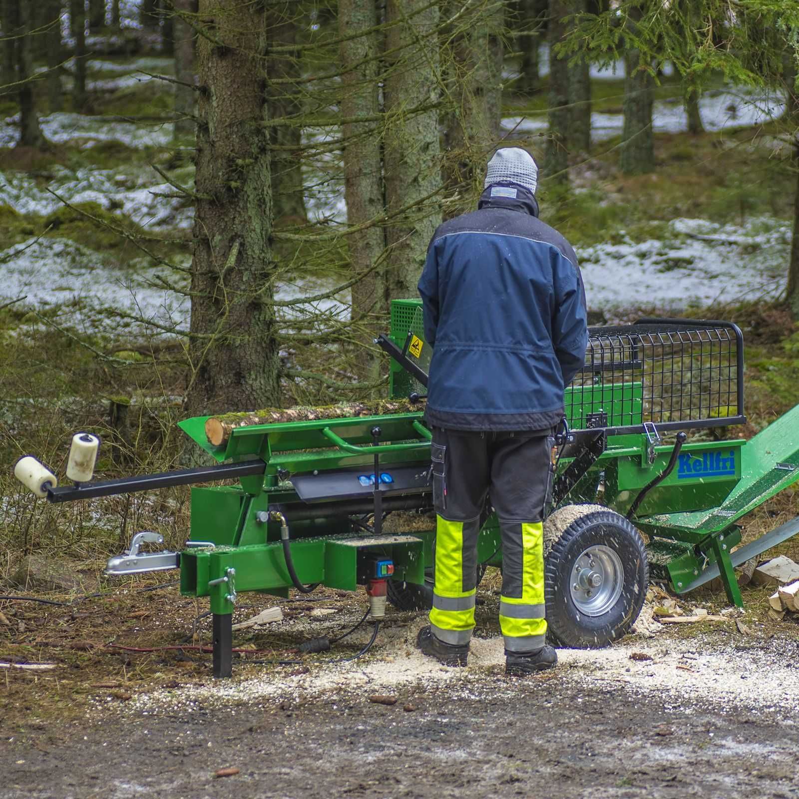 Piła Kombajn do drewna opałowego, uparka Kellfri piła