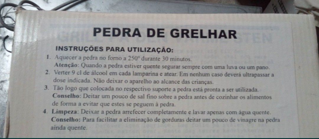 Pedra para grelhar