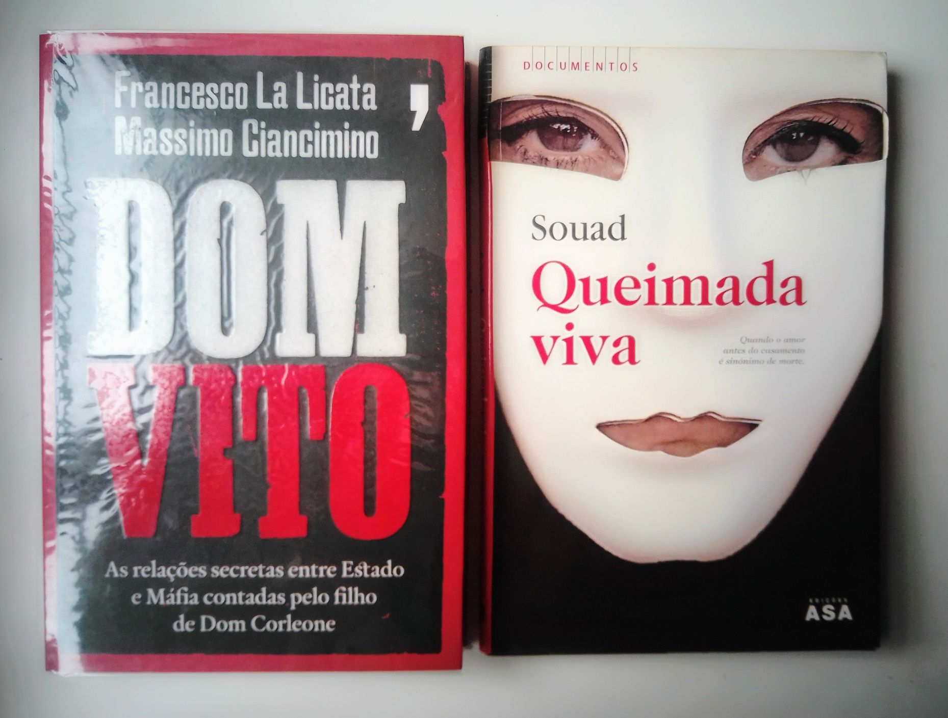 2 Livros Dom Vito e Queimada viva.