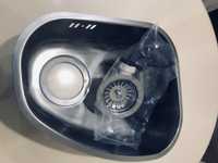 Додаткова мийка з сифоном нержавіюча сталь 1 мм