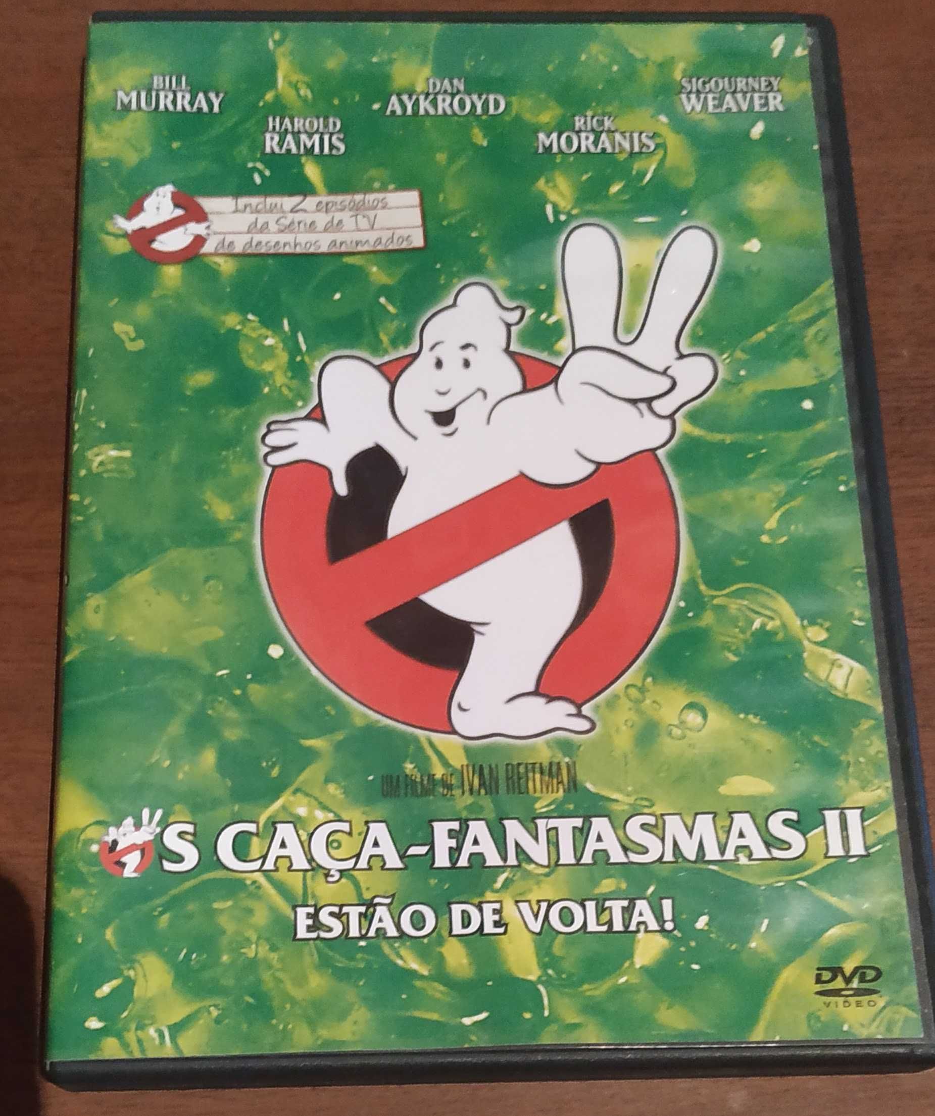 Coleção Ghostbusters - Caça fantasmas 1 e 2 como novos DVD