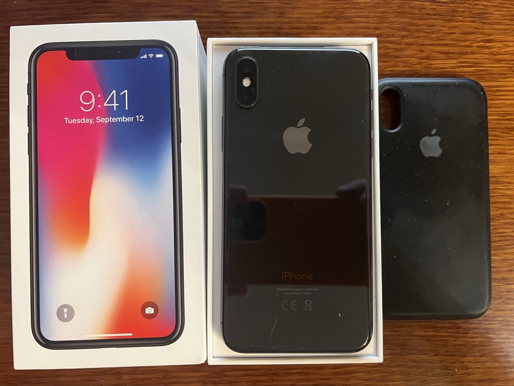 iPhone x 256 gb black