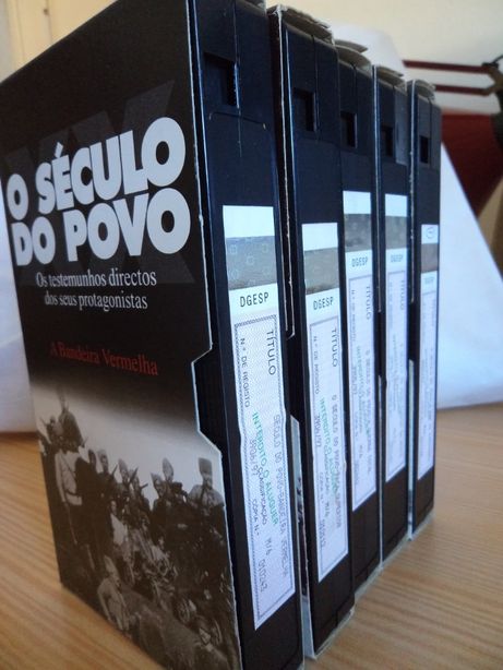 5 cassetes VHS "O SÉCULO DO POVO"