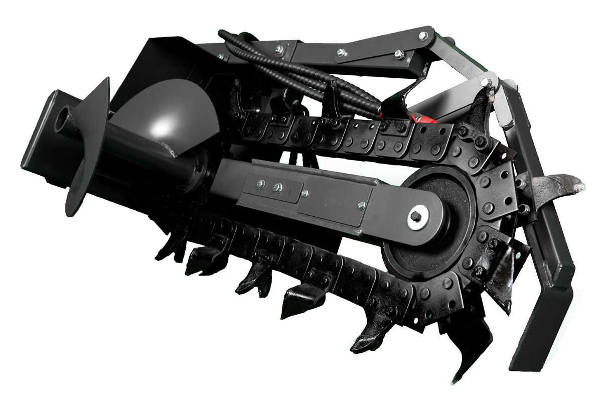 Koparka łańcuchowa hydrauliczna,ramię kopiące pod kable mini koparkia