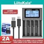 LiitoKala Lii M4 зарядка 18650 litokala AA AAA LIFEPO4 LIMH літокала