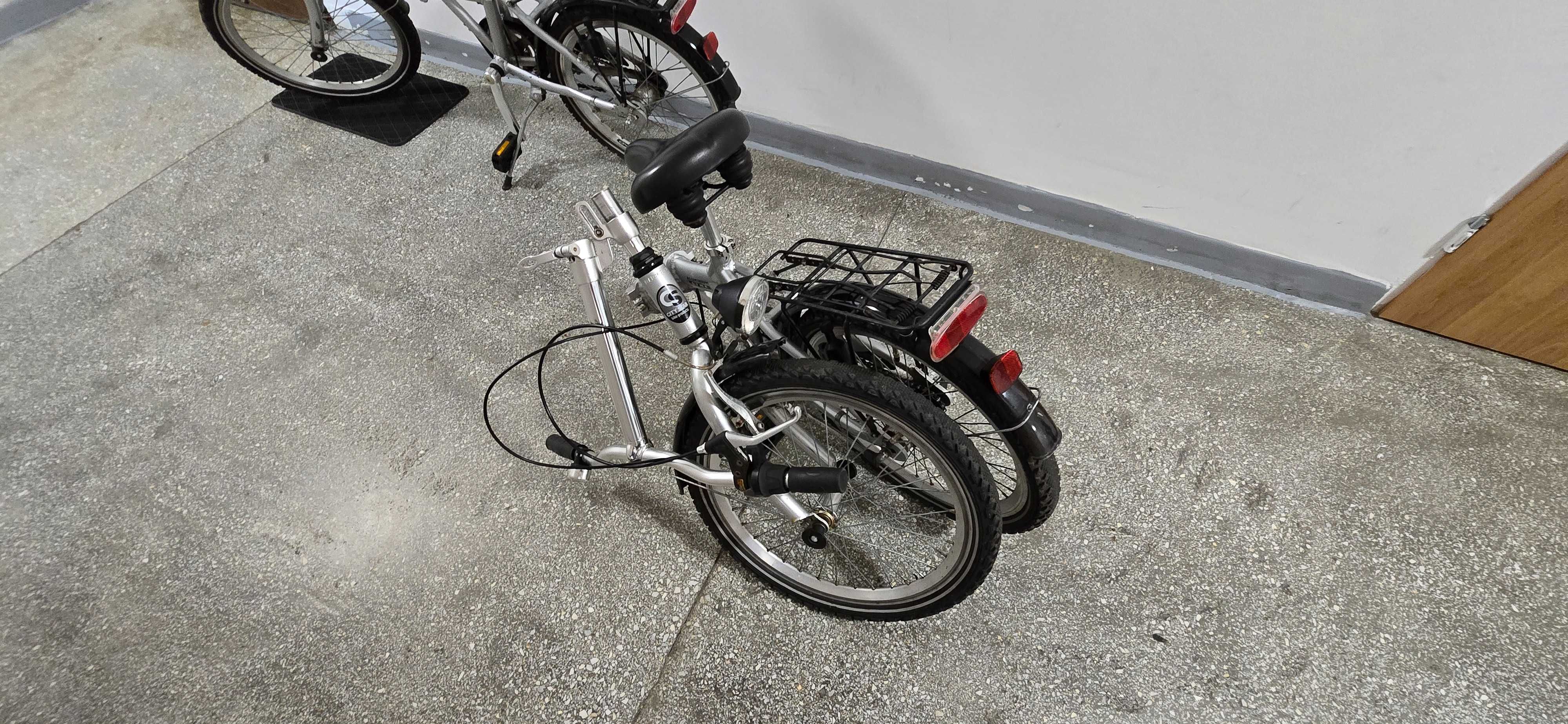 Rower aluminiowy składany 2szt.