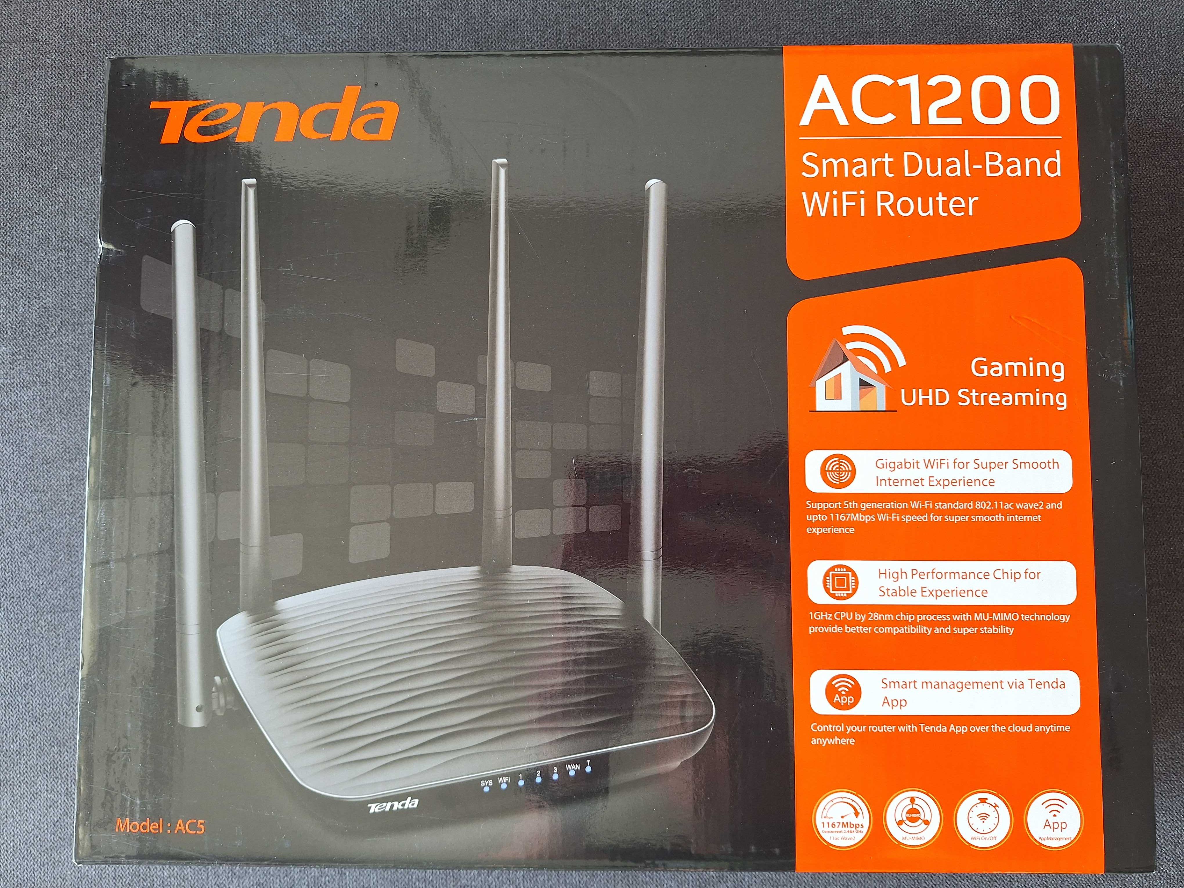 Router WiFi Tenda AC1200 model AC5