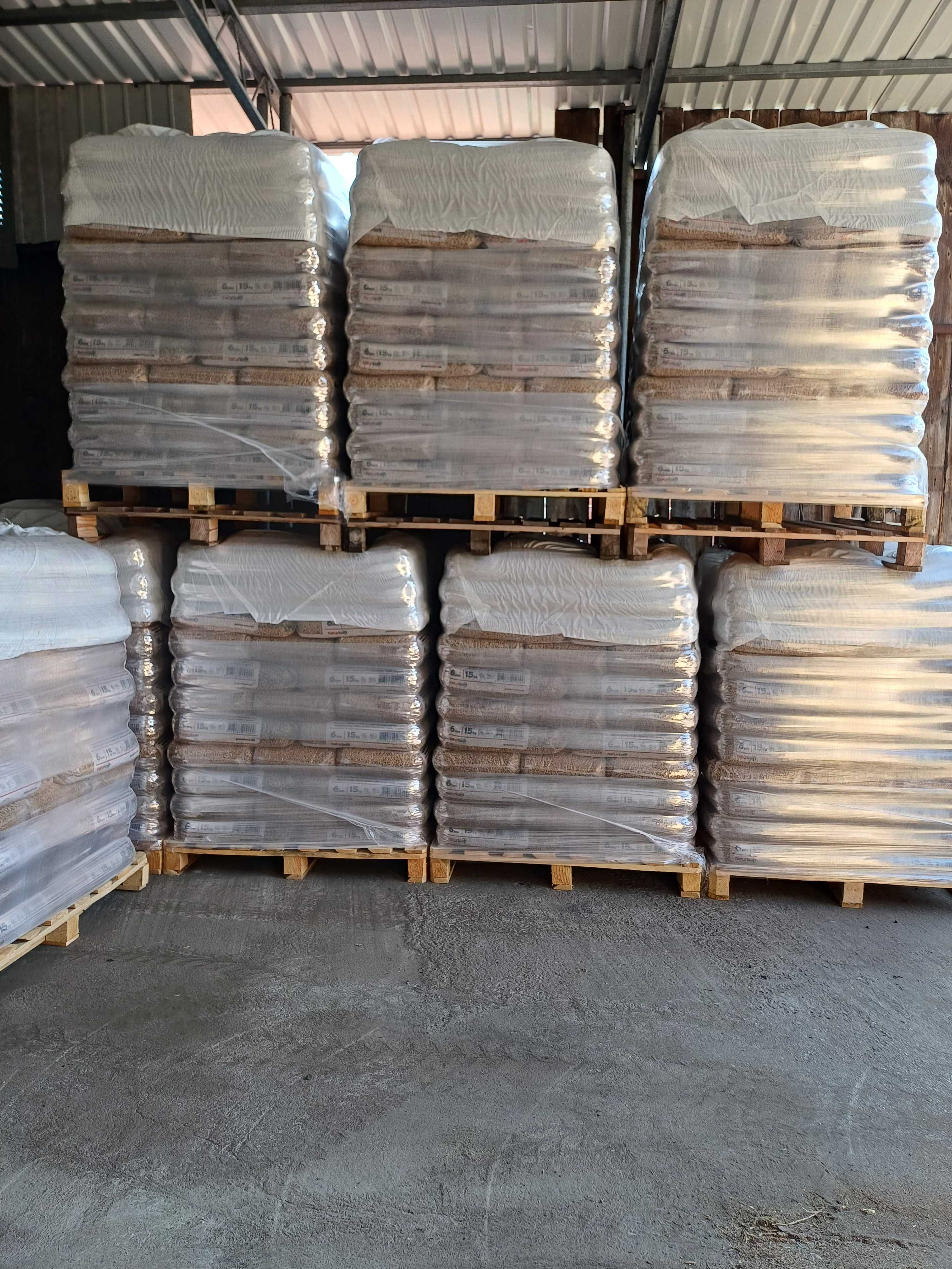 Pellet Naturkraft Pelet Premium Certyfikowany A1, EN plus, DIN plus.