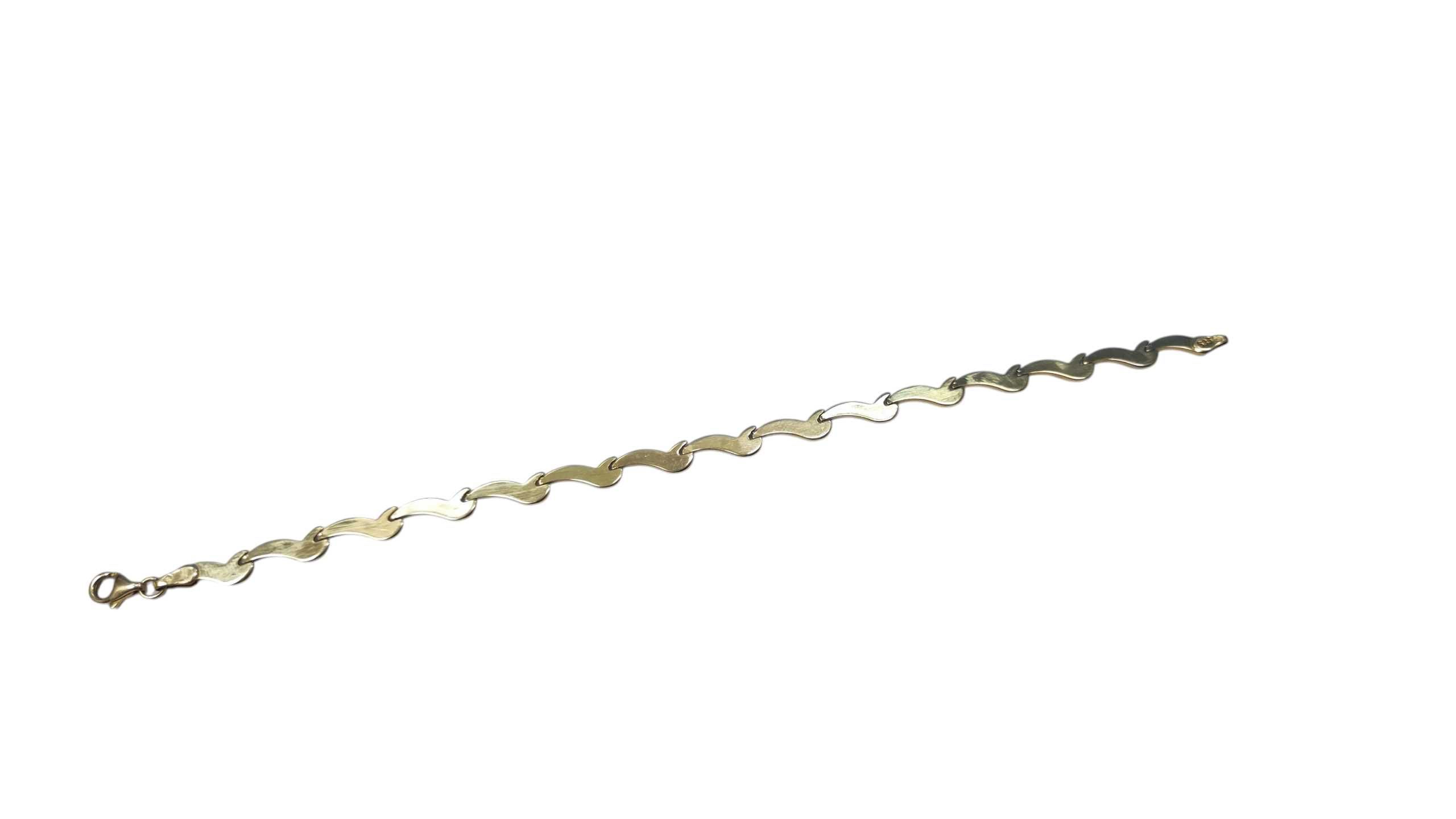 Złota Bransoletka 585 3,71g 18,5cm Białe i Żółte