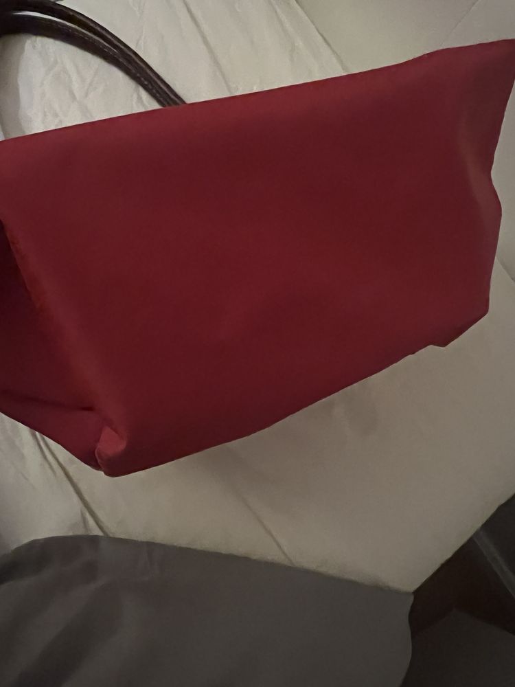 Mala Longchamp vermelha M