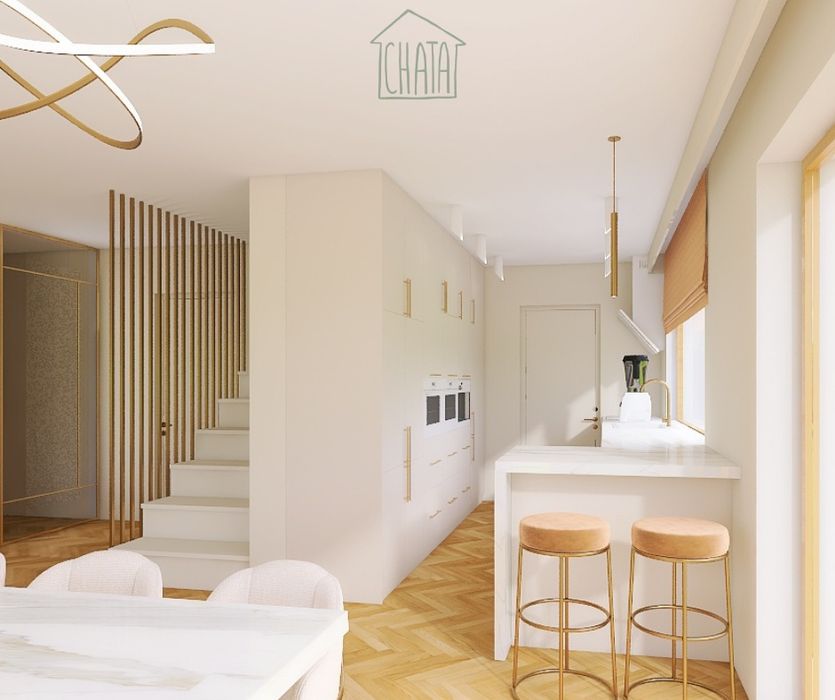 Projekt koncepcyjny wnętrz wizualizacje 3D