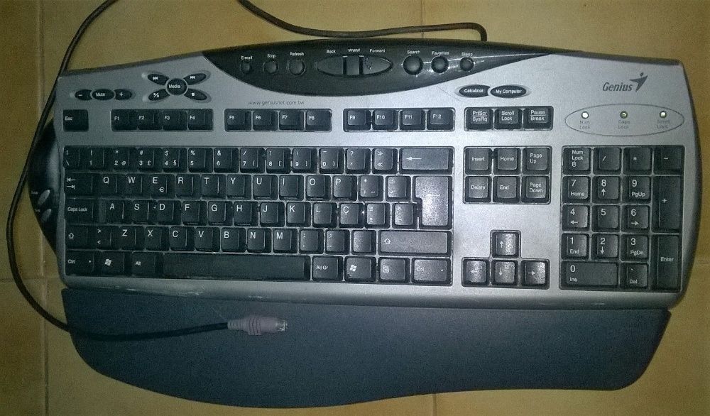 Teclado a funcionar bem