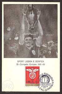 SLB - BENFICA Bicampeão Europeu - JOSÉ ÁGUAS e a TAÇA 1961-62