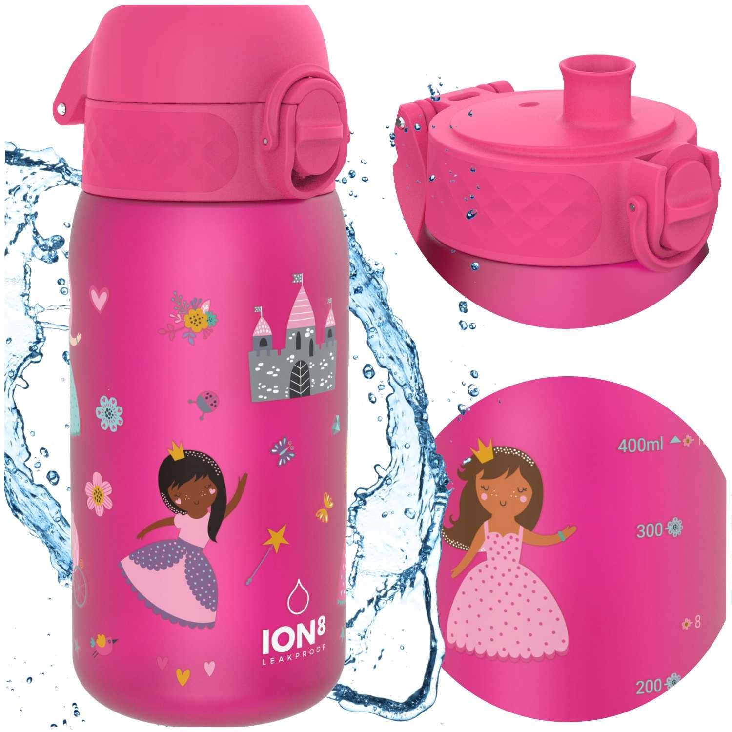 BIDON ION8 400 ml BUTELKA do Picia dla Dzieci EKO