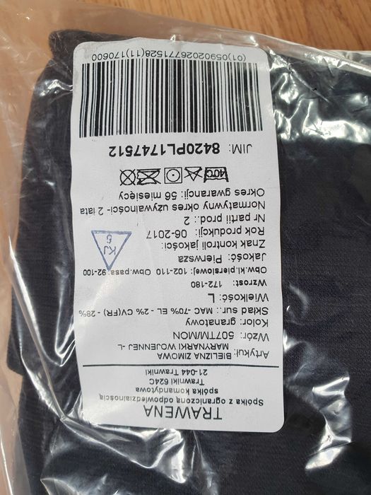 Bielizna zimowa MW 507TM/MON rozmiar L