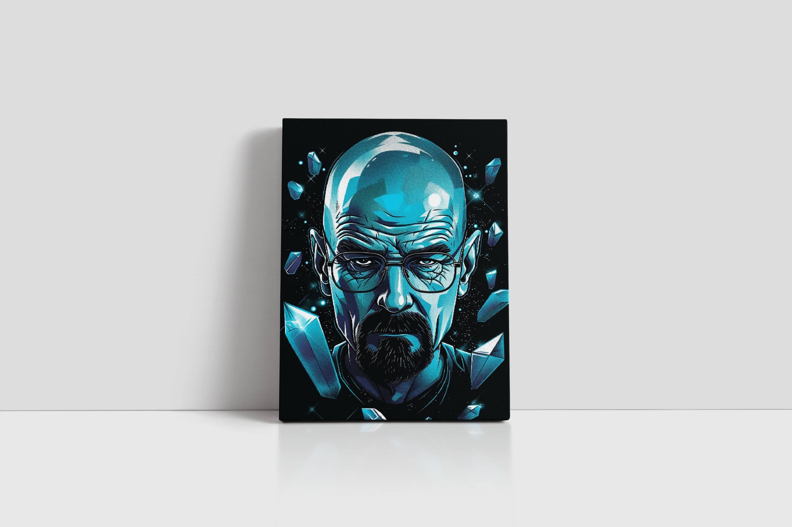 Obraz na płótnie Walter White - Mistyczny Kryształ 90x120 cm