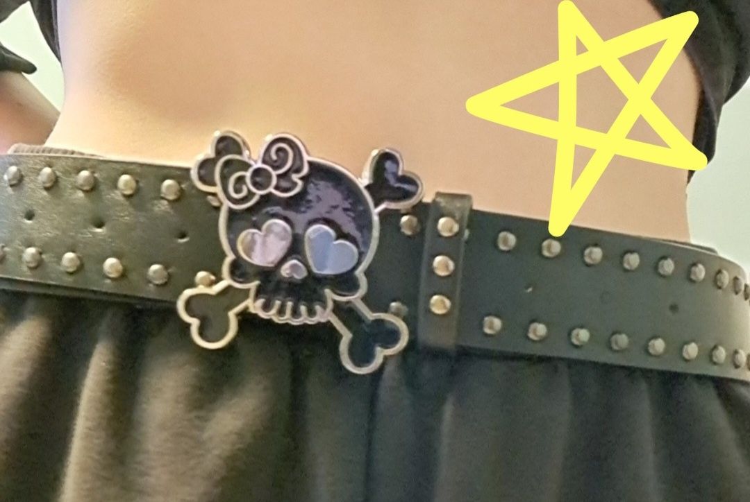 Pasek alternative goth punk vampire retro oldschool y2k emo scene
