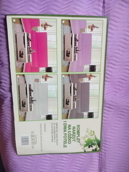 Narzuta na kanapę 160x200 i dwa fotele 70x160