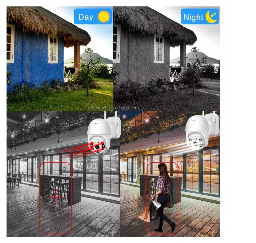 Kamera obrotowa 5mp Podczerwień WIFI 5mp ICSEE