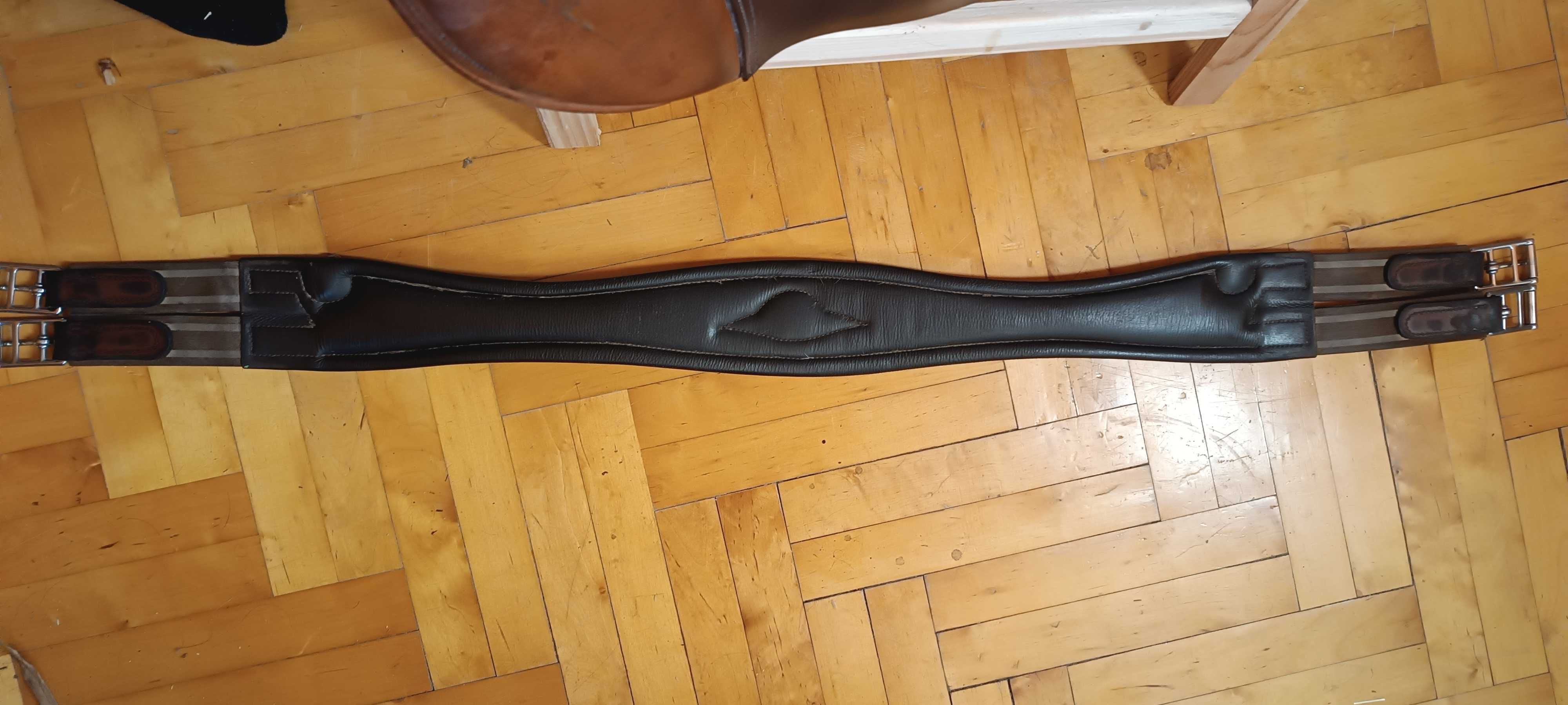 Popręg anatomiczny skórzany Kentaur 120 cm brązowy