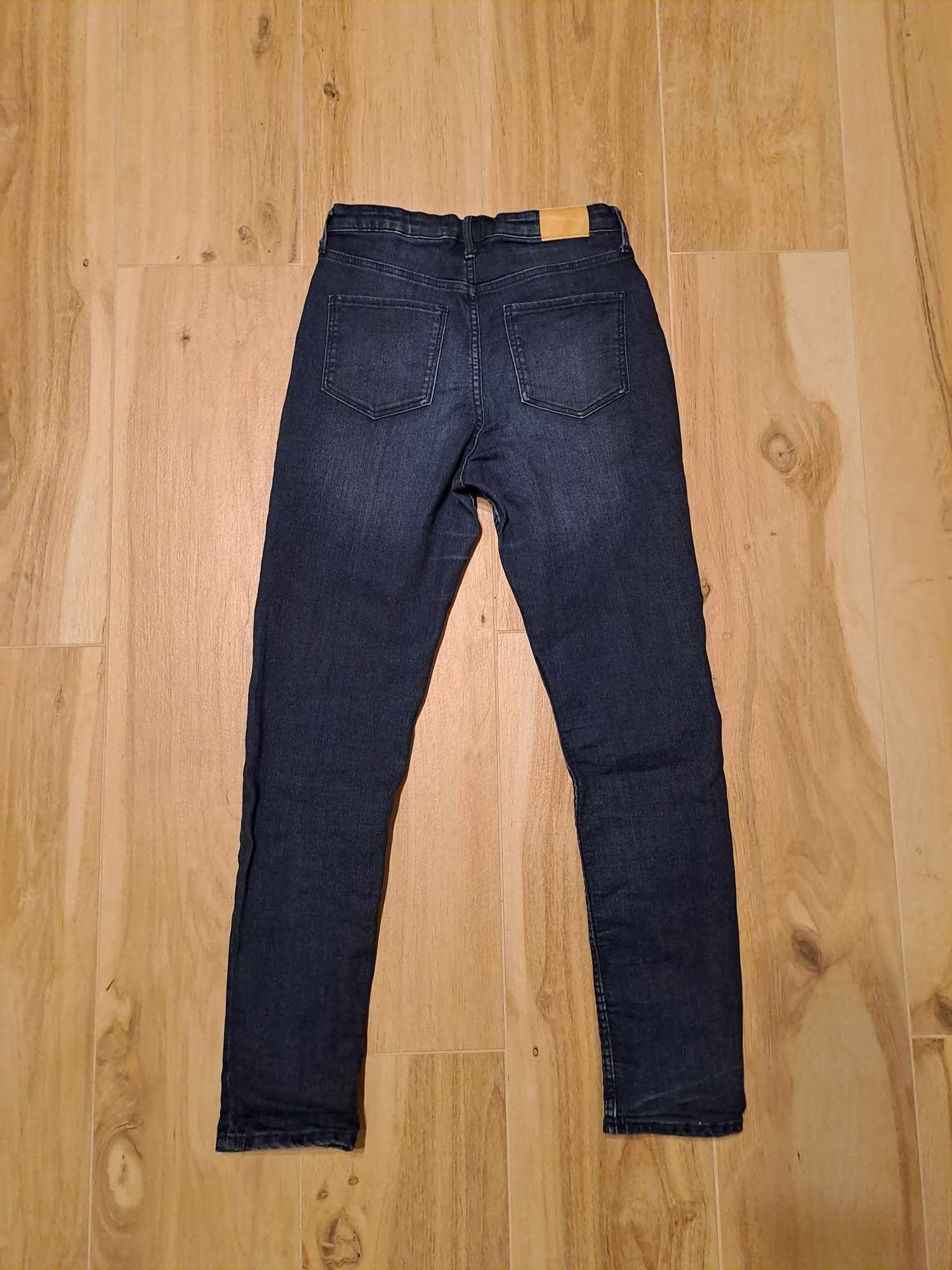Dziewczęce spodnie jeansowe H&M rozmiar 158