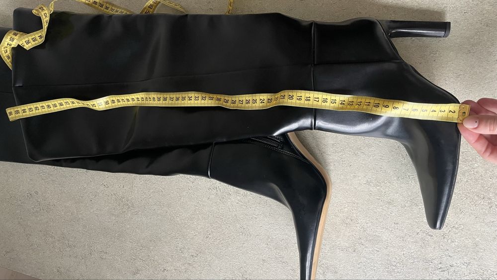 Ботфорди H&M нові, високі сапоги на підборах