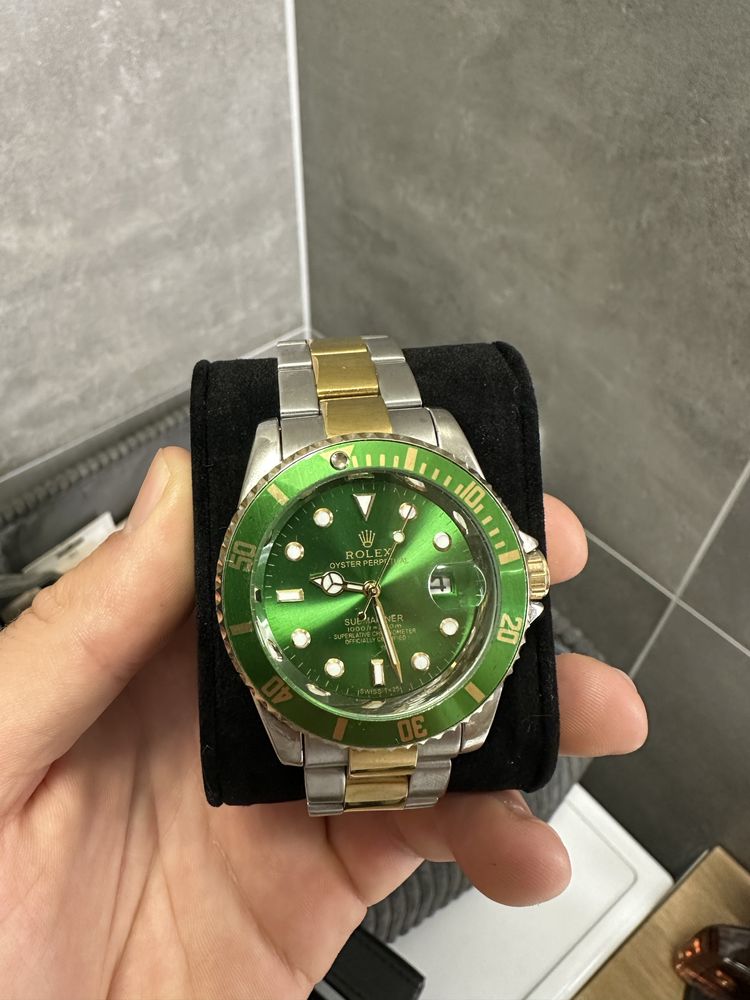 Zegarek meski rolex zielony