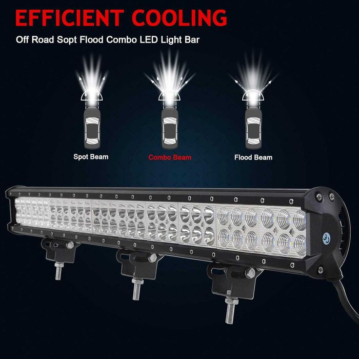 Lampa robocza przeciwmgielna LED 180W DC 10V-30V