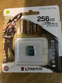 Карта памяти Kingston microSDXC 256GB Canvas Go Plus 170R A2 U3 V30