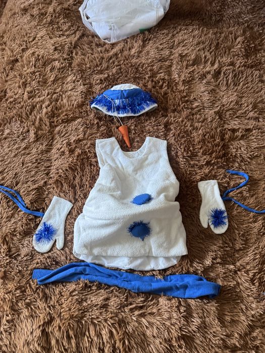 новорічний костюм сніговика