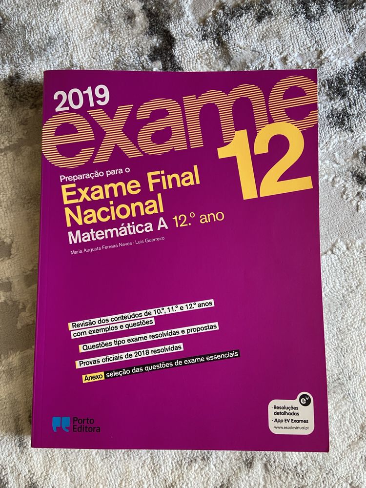 Livro Preparação para exame Matematica A