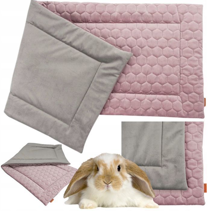 mata materac do klatki dla fretki szynszyla szczura 145x75cm różowa