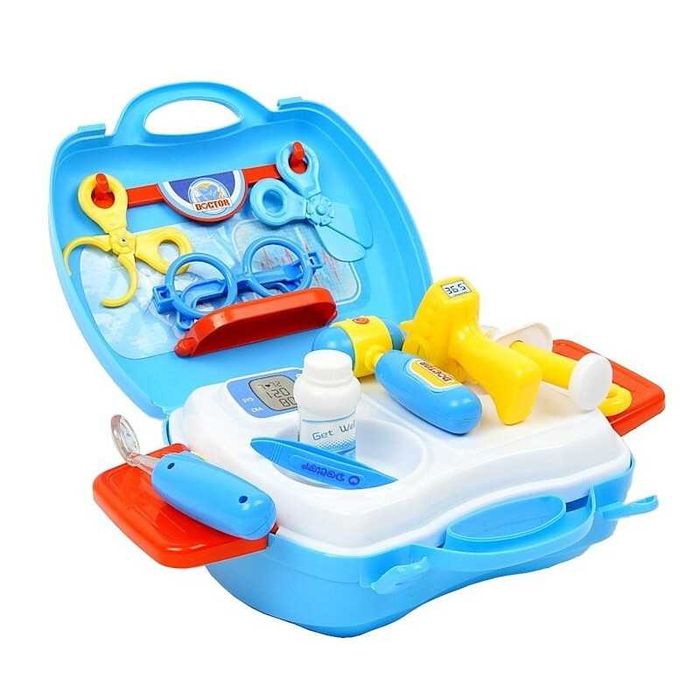 Zestaw lekarski dla dziecka małego lekarza doktora w walizce