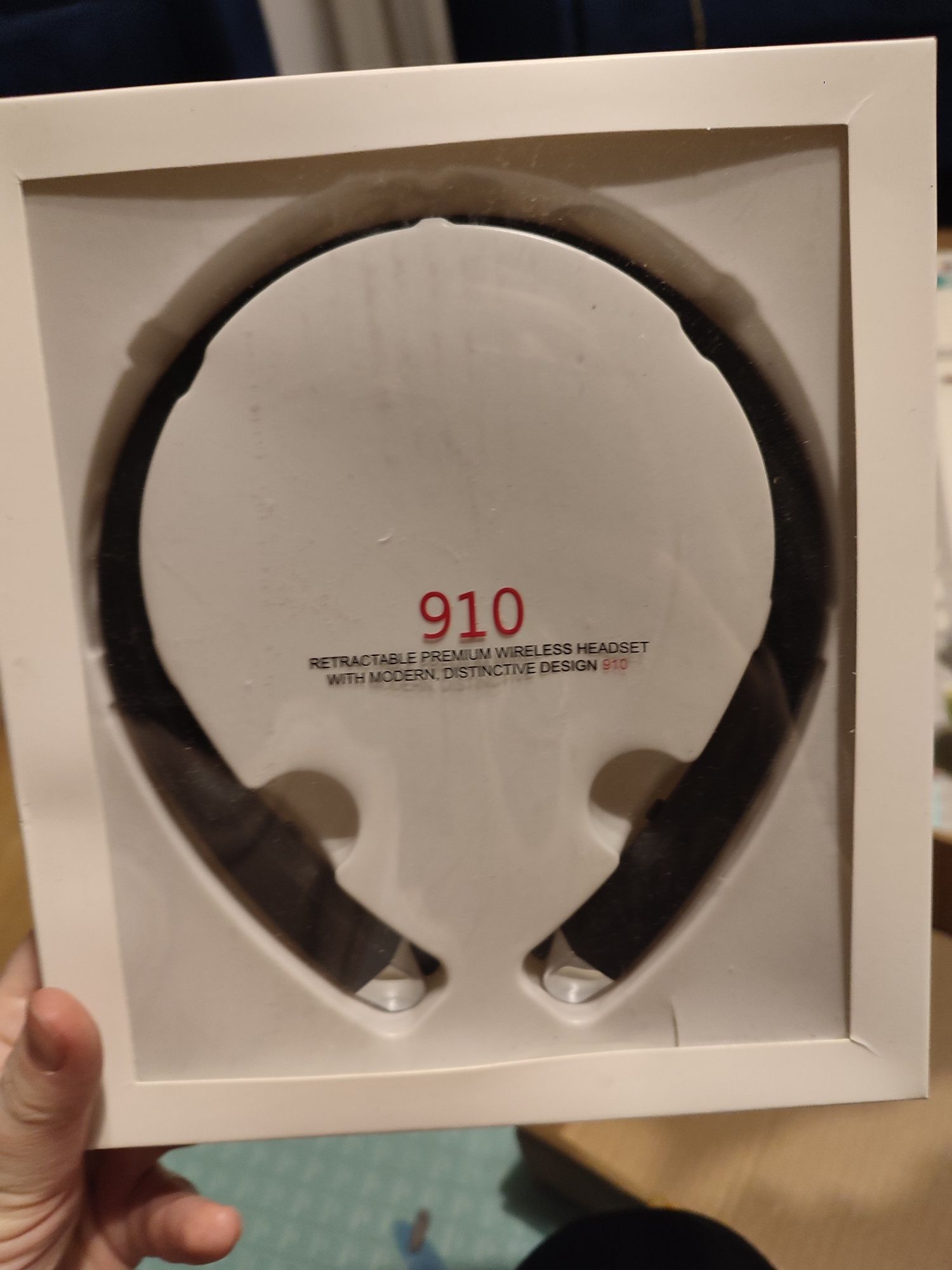 Słuchawki sportowe na szyję z pałąkiem bluetooth opaska ze słuchawkami