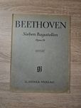 Beethoven - nuty, 7 Bagatellen opus 33